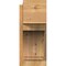 Ekena Millwork Imperial Block Rough Sawn Outlooker, Western Red Cedar, 8"W x 18"D x 18"H OUT08X18X18IMP05RWR - alternate 2